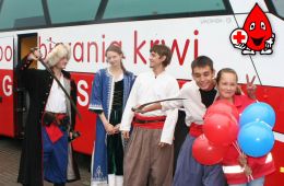 Akcja wspierająca oddawanie krwii 19 sierpnia 2011